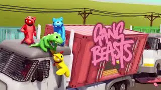 Немного пластелиновых драк  в Gang Beasts #gangbeasts