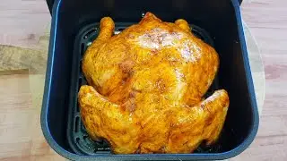 Air fryer whole roast chicken Cosori dual blaze