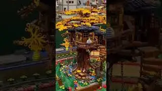 #shorts 3 Million Piece Lego Layout at the Worlds Largest Model Railroad Museum Traintastic #short