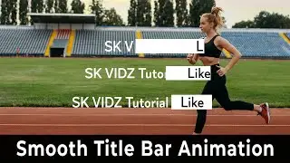 Smooth Title Bar Animation   Free After Effect Template