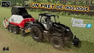 FARMING SIMULATOR 22 #4 ON FAIT UN PRÊT DE 900.000€ POUR DU NOUVEAU MATÉRIEL À LA FERME !