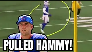 Buffalo Bills P Sam Martin INJURES HAMSTRING Running Down Blocked Field Goal vs Pittsburgh Steelers