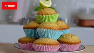 Lemon Muffins Recipe | How to Make Lemon Muffins | Infoods