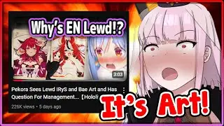 [ENG SUB/Hololive] Calli's response to Pekora questioning EN's 