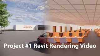 Project No: #1 - Building Revit Architecture Model Render Video using Enscape 3D | Revit 3D Model