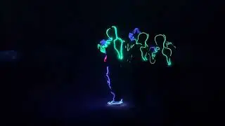 Light dance show