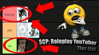 Roblox SCP: Roleplay YouTuber Tier List (& QNA)