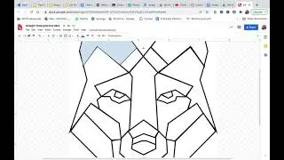 Straight lines practice-- google drawings
