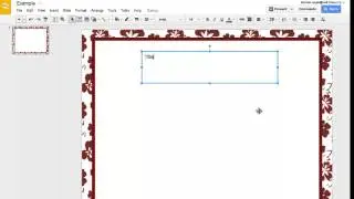 Custom Text Boxes in Google Slides
