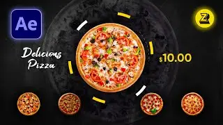 Pizza Menu Animation in After Effects | Motion Graphics Tutorial