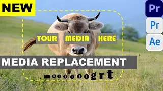 New 2021 Media Replacement in MOGRT in Adobe After Effects