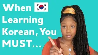 If you're learning Korean watch this...
