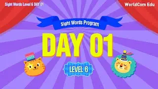 Sight Words 100 Level 6. Day.01 ( Full Movies ) 영어학습프로그램