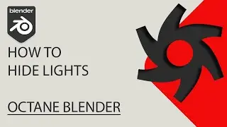 How to hide lights in Blender Octane