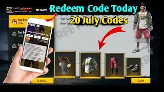 New Redeem Code Today 20 July || Break Dancer Bundle Redeem Code || Free Fire Redeem Code