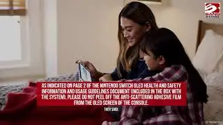 Nintendo offers PSA not to remove protective screen on Switch OLED