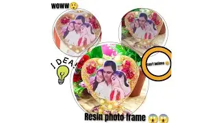 first time try a photo frame 😱|| #resin #resinphotoframe #ytvideoes #viralvideo