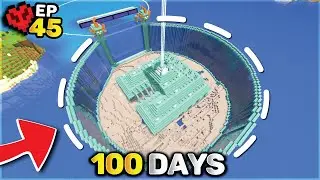 I Built The BIGGEST GUARDIAN XP FARM in Minecraft Hardcore