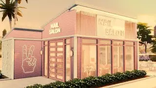Nail Salon Speed Build - CC - The Sims 4