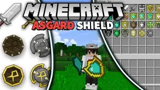 🌟Cách Cài Addon Asgard Shield Cho Minecraft PE 1.17 Cực Giống PC - Addon Khiên Và Kiếm Hexxit