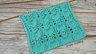 НЕЖНЫЙ Ажурный Узор спицами | Lace and romantic knitting pattern