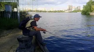 Рыбалка на отводном канале.