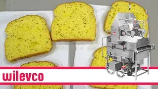 Herb Butter On Bread - Spinning Disc Applicator (SDA) - Wilevco