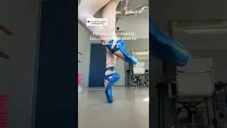 Blue pointe shoes💙🪄 what color should I try next?? 