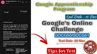 GOCG50|GOCG51 - Google's Online Challenge for Data Analytics, Digital Marketing, Project Management