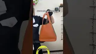 High quality handmade leather bucket bag in genuine leather,  do you love it?🥰