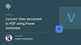 Convert Visio to PDF using Power Automate