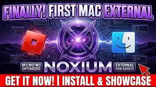 NOXIUM: The FIRST External Roblox Executor for Mac! (Showcase + How to Install)