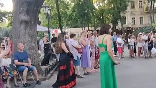 Одесса. 14 июля 2024. Это происходит вечером в центре города