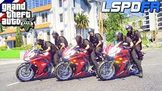 GTA V - LSPDFR มาเป็นตำรวจในเกม GTA V จ่าตั้มกับตํารวจสายตรวจ พาเพื่อนมาเยอะกลัวที่ไหน!!! 