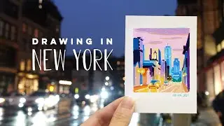 New York Vlog: Drawing + Filming Domestika Course | Sony ZV-1
