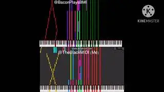 @BaconPlaysBMI12 vs @TheBlackMIDI (Me) rendering Mary had a little lamb of DEATH
