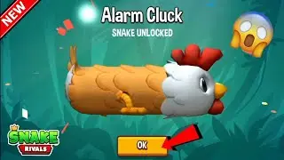 Snake Rivals :  NEW SNAKE UNLOCKED Alarm Cluck Snake 🐍
