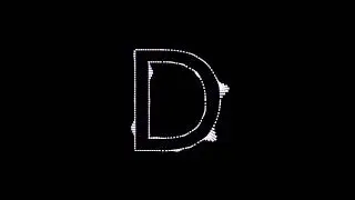D | Letter Spectrum | Black Screen | No Copyright | AAA #28