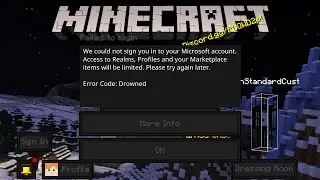 How do I fix error code drowned in Minecraft mobile?
