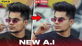 Using A.I. to turn LOW QUALITY/OLD Photos into Full Hd - NEW AI