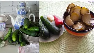 🥒🥒🥒 ОГУРЧИКИ с зеленью и чесноком!Закуска из🥒🧄🌶️ Огурцов и зелени.