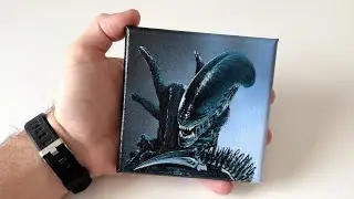 Alien Movie Fanart | Xenomorph Alien Painting | Acrylic on Canvas