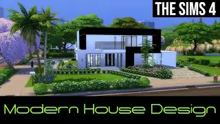 Sims 4 House Building - Modern House Design |Speed Build|