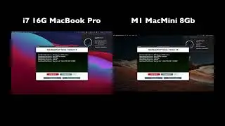 Intel i7 16G vs Apple M1 8G (Apple silicon ARM vs X86)