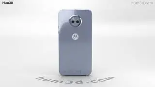 Motorola Moto X4 Sterling Blue 3D model by 3DModels.org