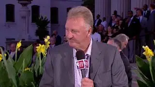 Hall Of Fame Ceremony: Larry Bird Interview || NBA || Sep, 8th 2017