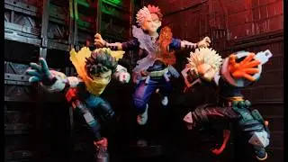 Unboxing My Hero Academia, Boku no Hiro - Izuku Midoriya, Katsuki Bakugo, Shoto Todoroki #banpresto