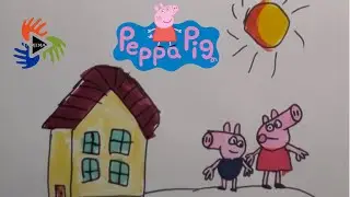 How to draw Peppa Pig & George 2024 #tamimarts #tutorial  #peppapig