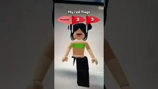 My ROBLOX avatars red flags 🚩 🤔 