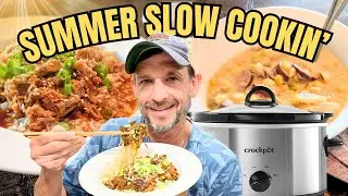 3 Lazy Day SLOW COOKER Meals Perfect For Summer! (Dinner Done Right)